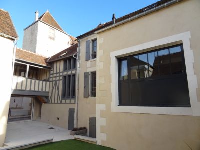 Nouvelle façade sur jardin et cour - Patrice Migairou Architecte d'intérieur CFAI