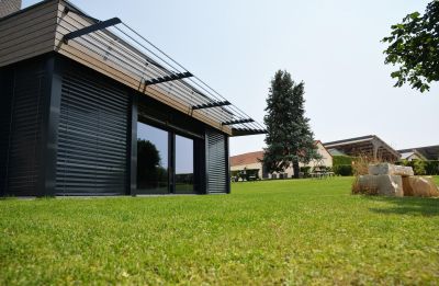 Bardage bois, brise soleil, stores BSO - Patrice Migairou Architecte d'intérieur CFAI